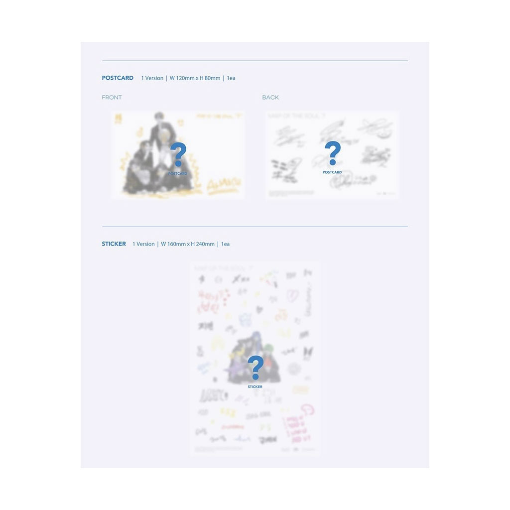 آلبوم Map Of The Soul 7 از BTS ورژن 01