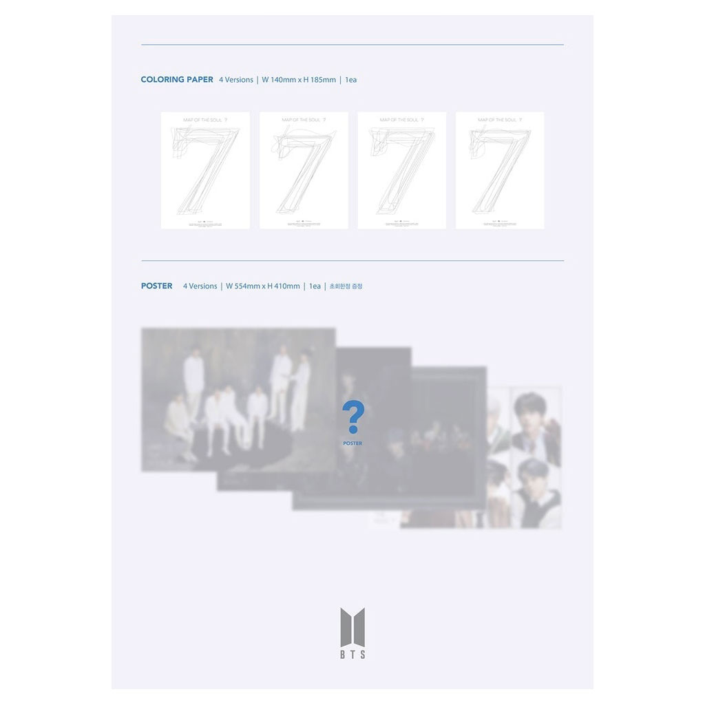 آلبوم Map Of The Soul 7 از BTS ورژن 01