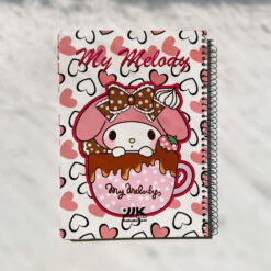 دفتر 100 برگ حاشیه دار سانریو