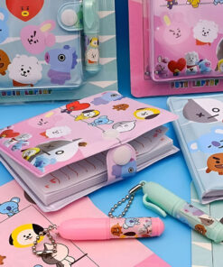 دفترچه یادداشت Bt21 با خودکار