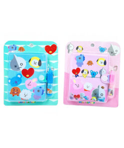 دفترچه یادداشت Bt21 با خودکار