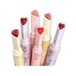 رژ لب ژله‌ای خیس عسل طرح گل Gege Bear با سر قلبی شکل