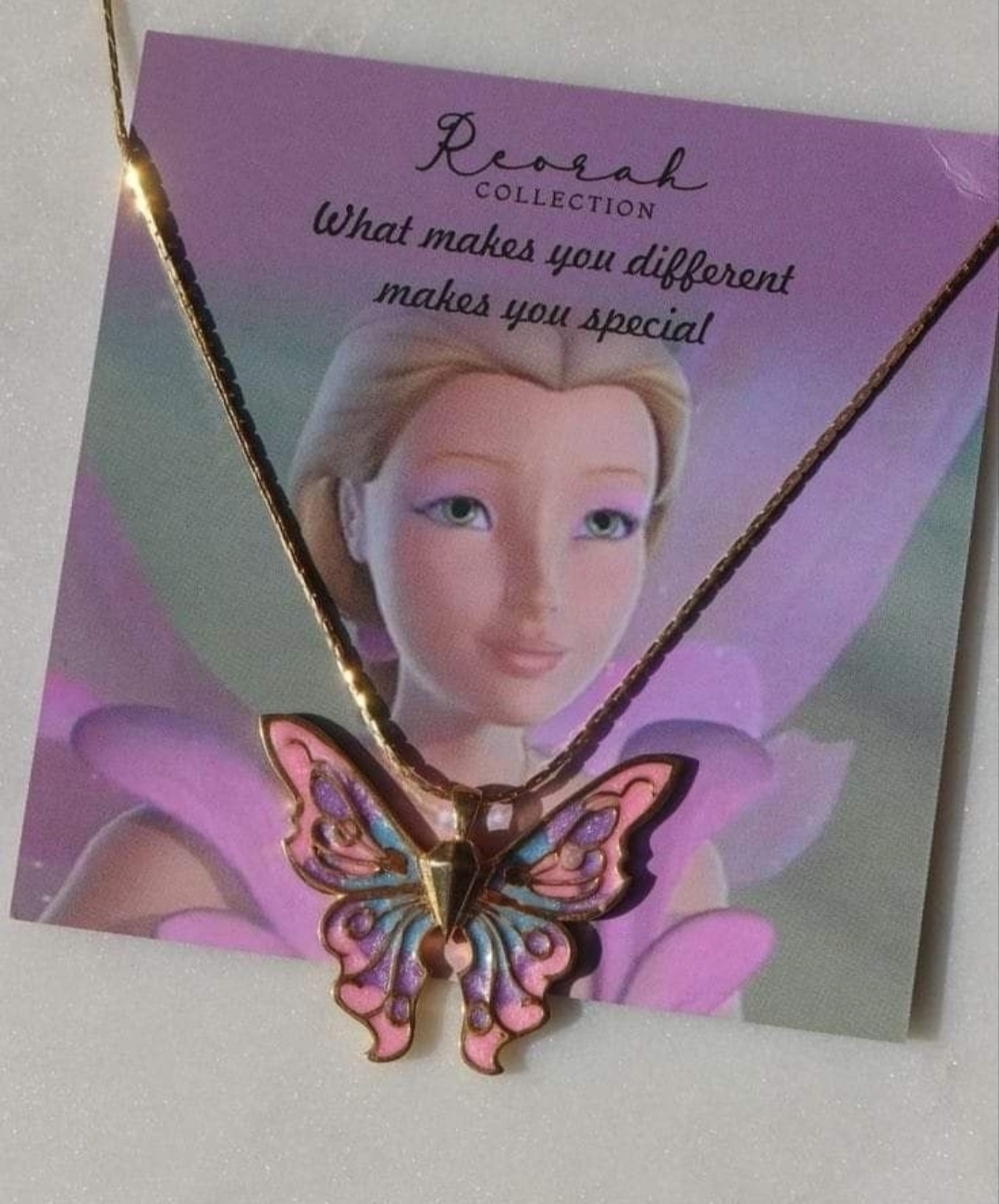 گردنبند پروانه باربی در سرزمین پریان