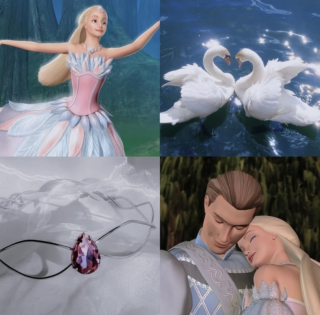 انگشتر تاج باربی دریاچه قو - تصویر 4