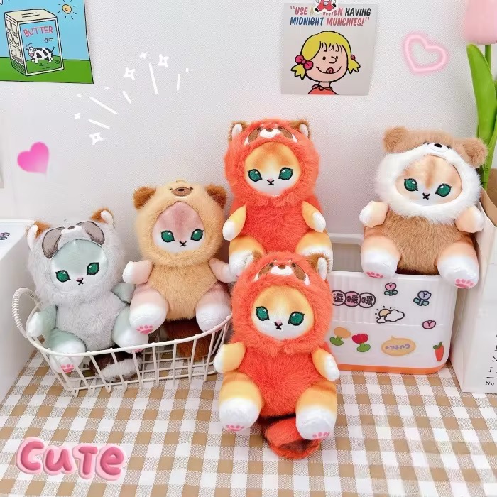 آویز پولیشی پیشی لباس خرسی