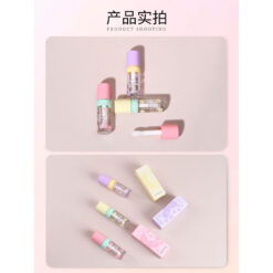 روغن لب مرطوب‌کننده میوه‌ای برند Mansly - بسته بندی طرح گل