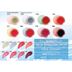 بالم لب مربایی براق با رایحه خوشبو. نمایش رنگ ها