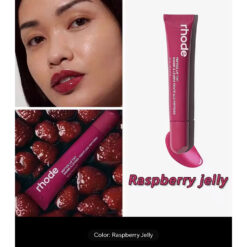 لیپ گلاس Rhode با طراحی مینیمال. رنگ rasberry jelly.