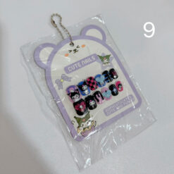 ناخن مصنوعی 12 تایی کارتونی - شماره 9 کرومی