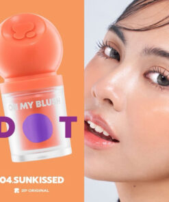 رژ‌گونه مایع مات Olibolla - رنگ sunkissed روی صورت
