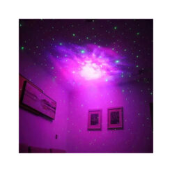 چراغ خواب کهکشانی فضانورد نشسته - نمونه نور پردازی