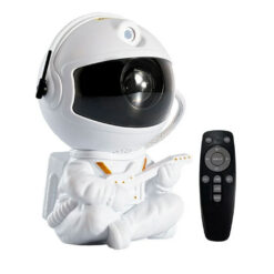 چراغ خواب کهکشانی فضانورد نشسته - دارای ریموت کنترل