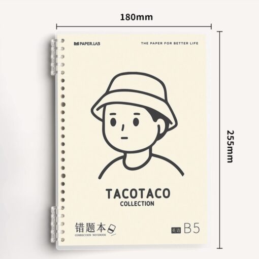 دفتر کلاسوری مینیمال TACO TACO - Image 3
