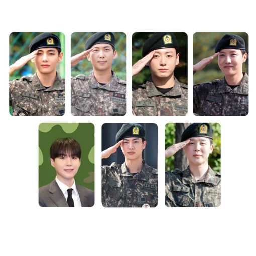 پک فوتوکارت سربازی BTS