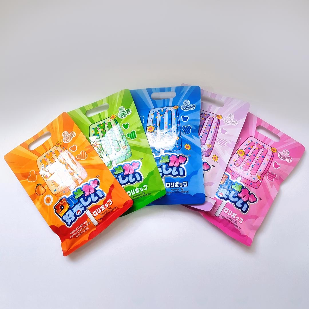 آبنبات جرقهای پرس شده طرح بستنی