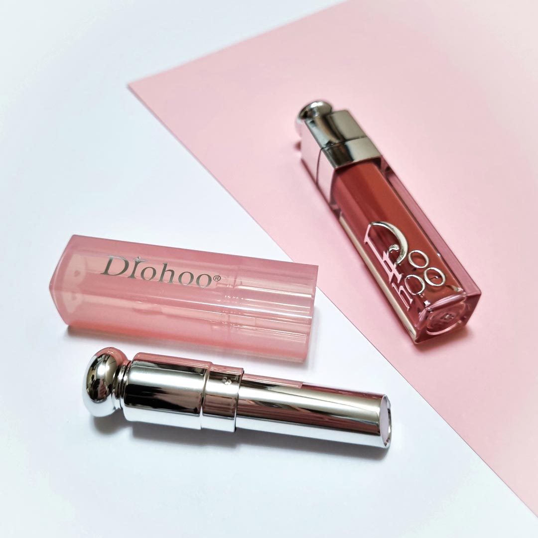 پک لیپ گلاس و بالم لب طرح Dior - تصویر 3