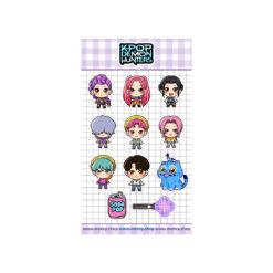 Alternative view of پک استیکر شکارچیان کیپاپ