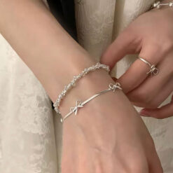 دستبند پاپیونی زنجیر ماری