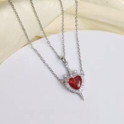 ست گردنبند قلب و شمشیر کاپلی