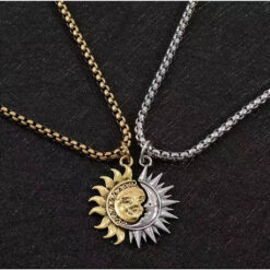 Alternative view of ست کاپلی گردنبند خورشید و ماه