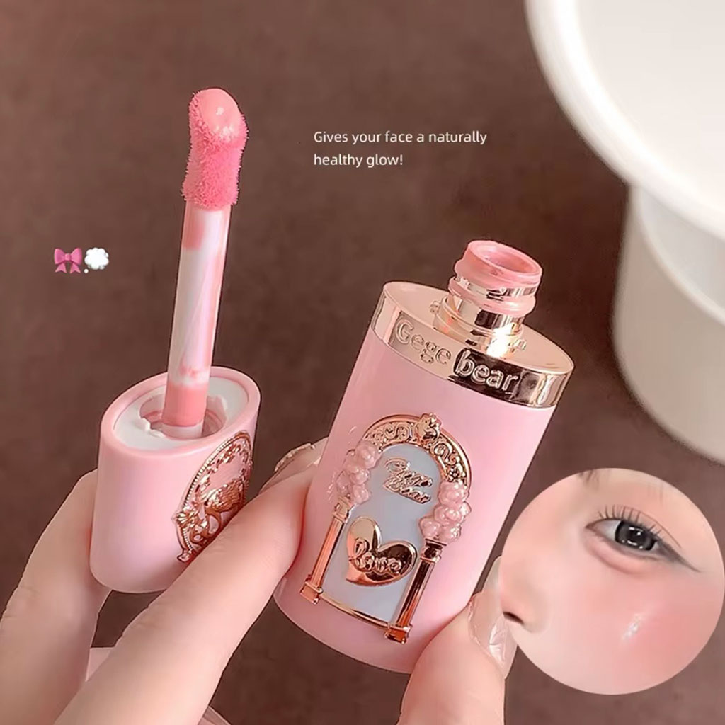 رژ گونه مایع سلطنتی Gege Bear طرح فلاورنوز