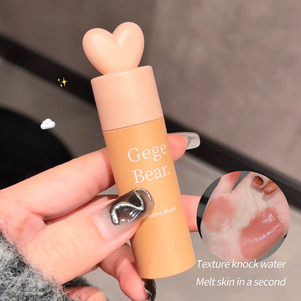 رژ گونه مایع قلبی Gege Bear