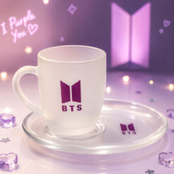 لیوان و زیر لیوانی BTS