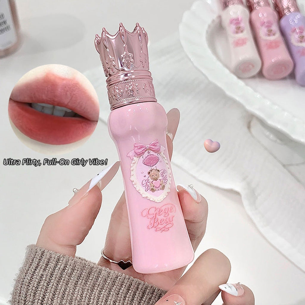 رژ مایع تاج آینهای Gege Bear